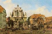 Carmelite Church in Warsaw. Bernardo Bellotto